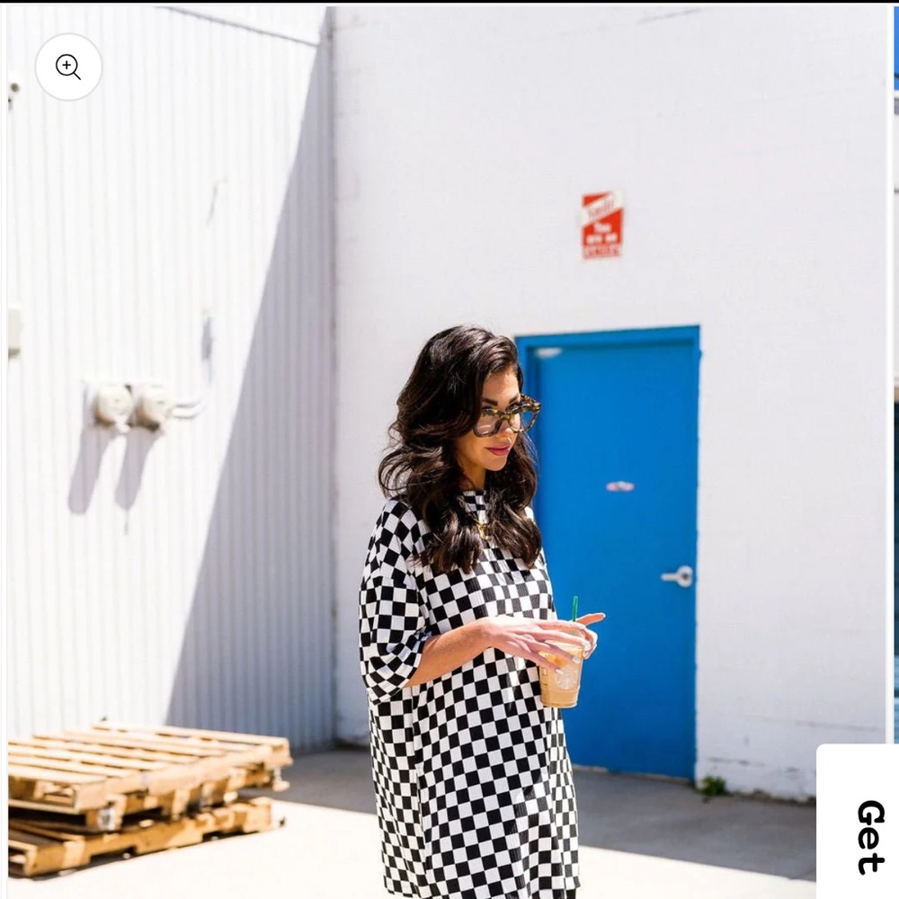 Dressed in LaLa Ribbed Playsuit Tunic only (no pants)
